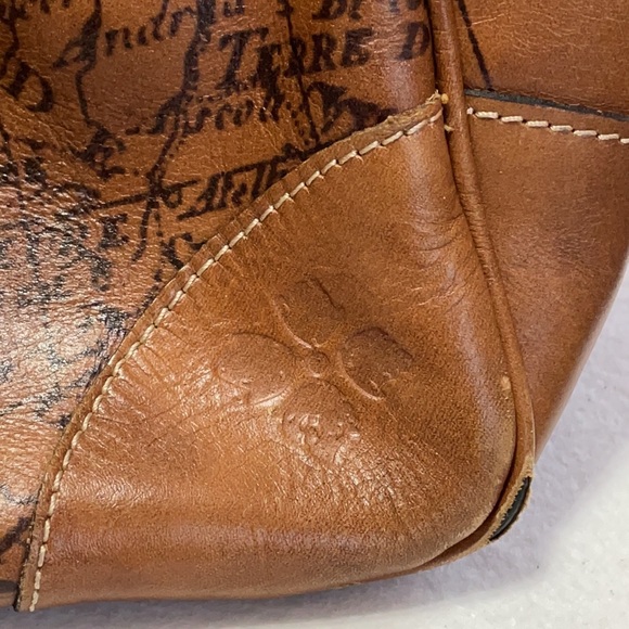 Vintage Patricia Nash brown leather shoulder bag - Picture 6 of 17